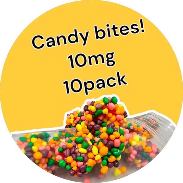 D9 Compliant Candy Bites (10 pack) 10mg/piece | Edibles