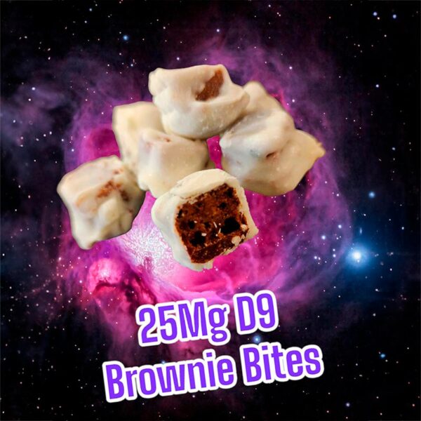 D9 Compliant Brownie Bites (5 pack) 25mg/piece | Edibles